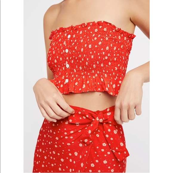 Faithfull The Brand Lani Smocked Set Sz. 2 - Picture 2 of 15